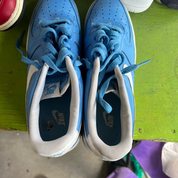 Nike Men's Sky Blue Athletic Shoes Air Force 1 size 10.5 - Picture 2 of 8